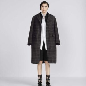 Dior Oversized Coat featuring the Check’n’Dior motif from the 2023 Pre-Fall